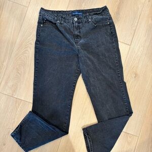 BandolinoBlu Mandie Classic Fit Jeans Women's 14 Black Denim High-Rise